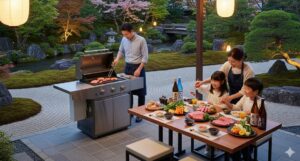 庭でバーベキューは何坪からできる？