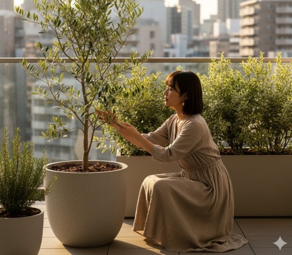 2mの鉢植えで目隠しはできる？