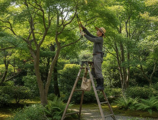 成長管理の難しさ(剪定の手間)