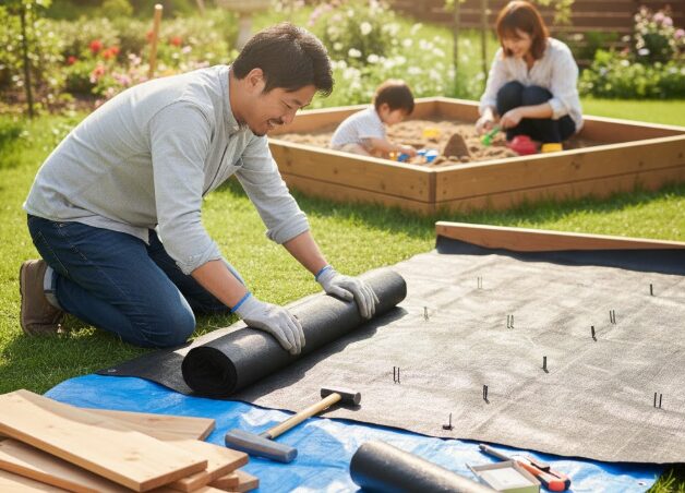 DIYで砂場を作る簡単な方法