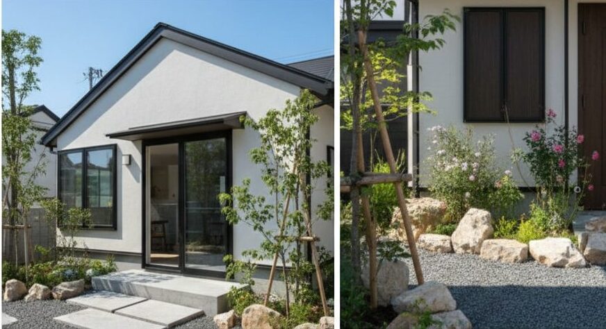 手間のかからない植栽とドライガーデン