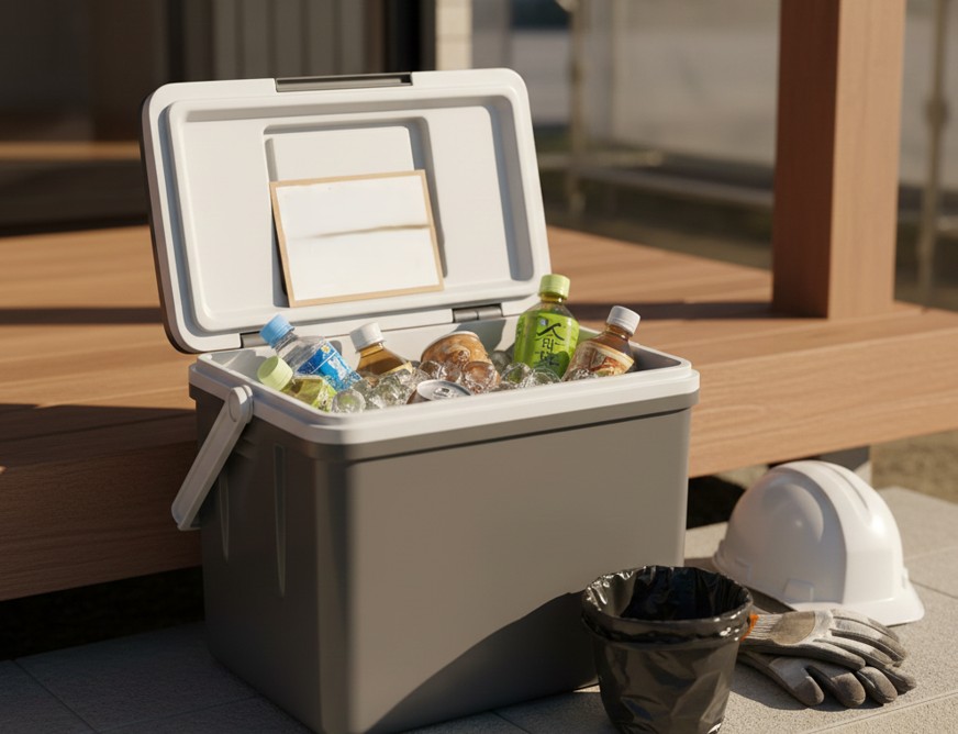 クーラーボックスを使った不在時の置き配方法