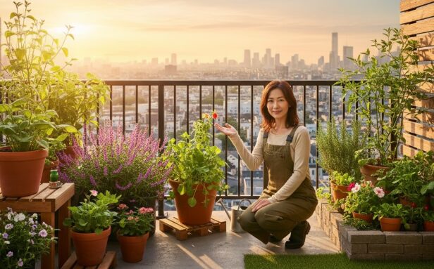 コンクリートの上ガーデニング-基礎知識とDIY術