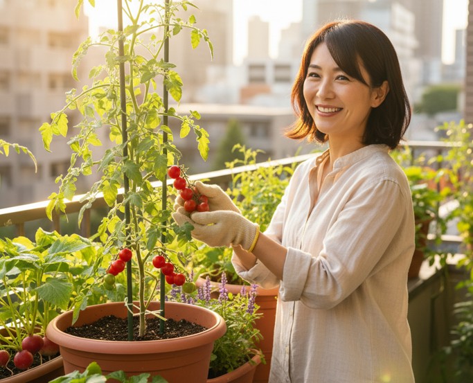 プランターで育てる家庭菜園