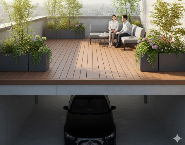 リスク回避のウッドデッキという選択