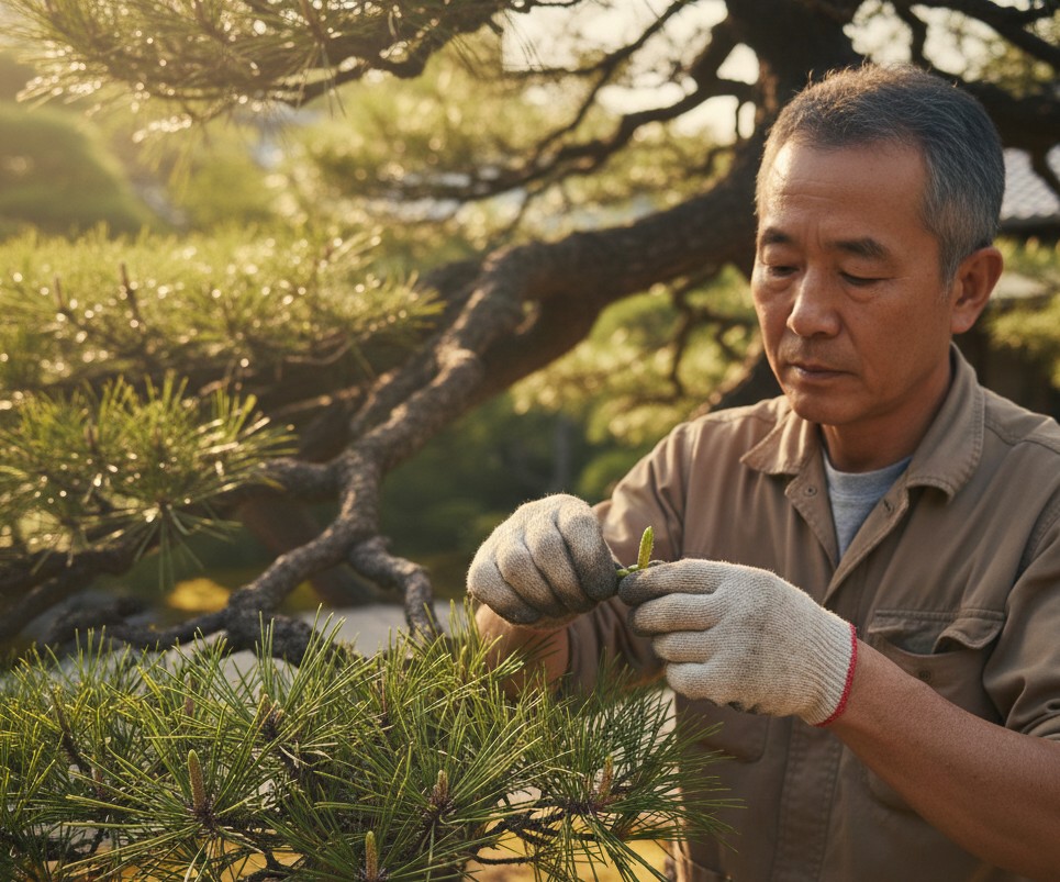 初心者でも分かる春の剪定ミドリ摘みの時期