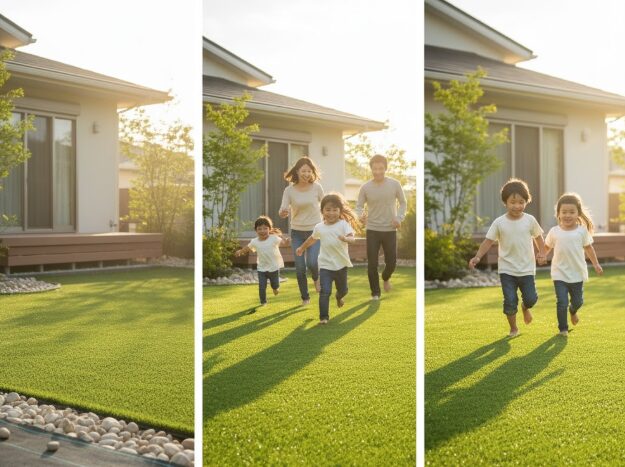 天然芝と人工芝の徹底比較