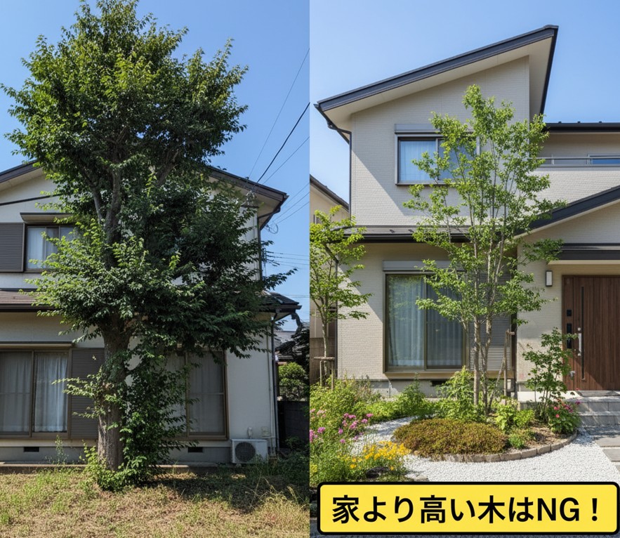 家より高い木がNGな理由