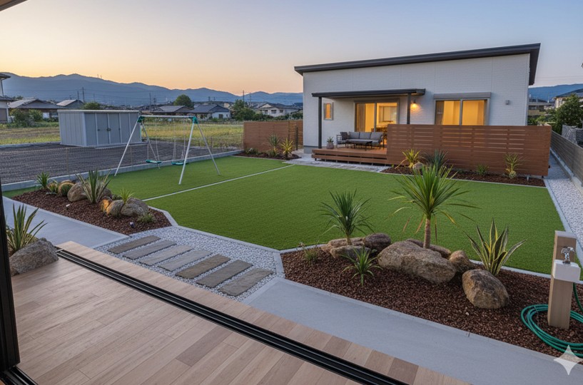 広い土地のコンクリート舗装コストと代替案