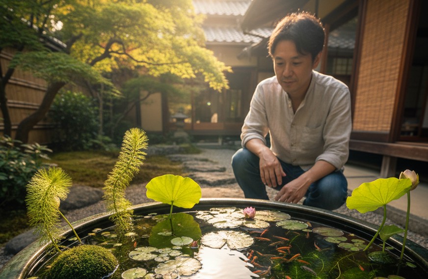 庭でのビオトープの作り方│簡単な設置からメダカの管理まで徹底解説