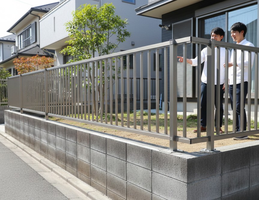 撤去してフェンス新設する選択肢