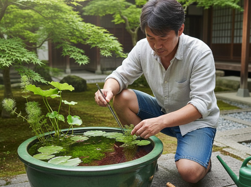 水草の植え方とレイアウト