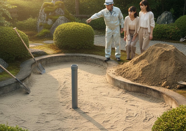 池を埋めるときに必要な息抜き