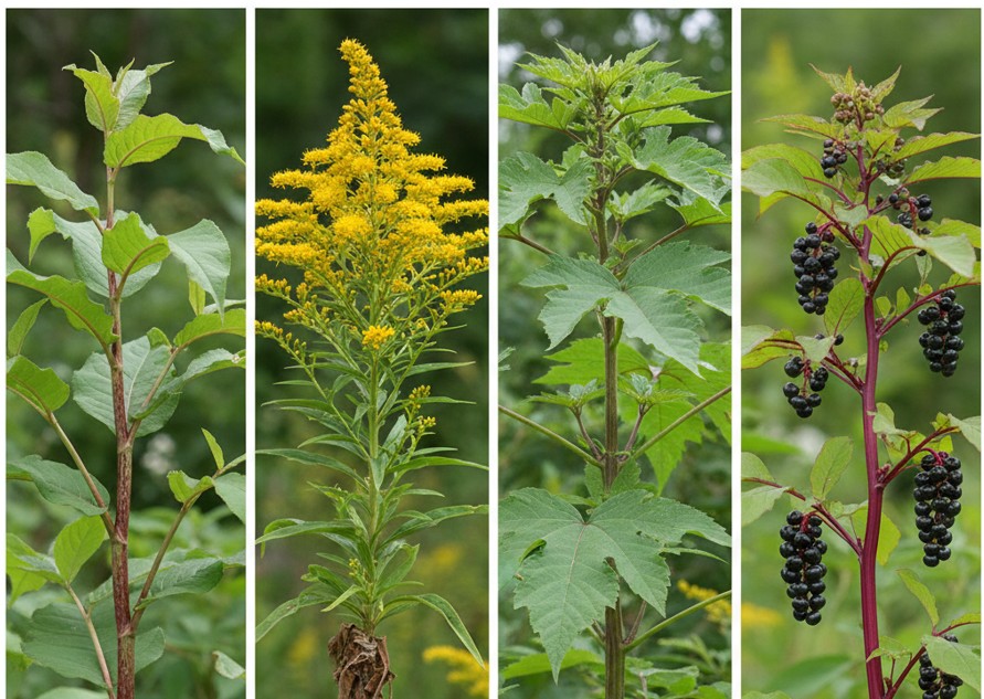 背が高く茎が太い雑草の名前と見分け方