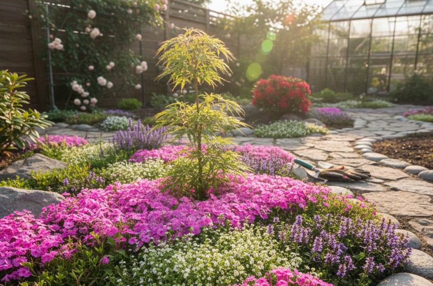 背の低い花 ガーデニングの極意：手間いらずで美しい足元を実現する