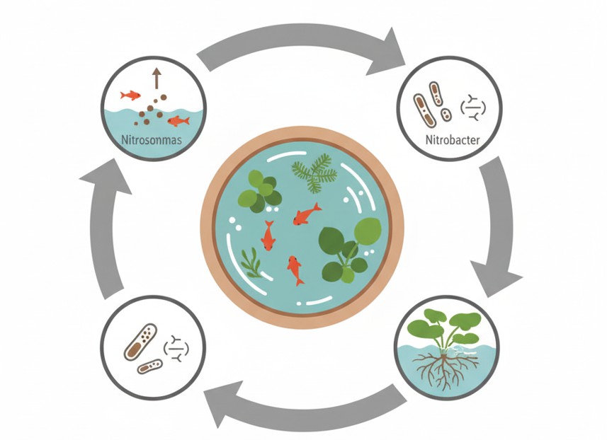 自動浄化のサイクル（硝化）
