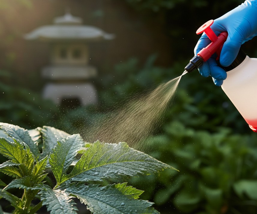 葉から入って根まで枯らす」メカニズム