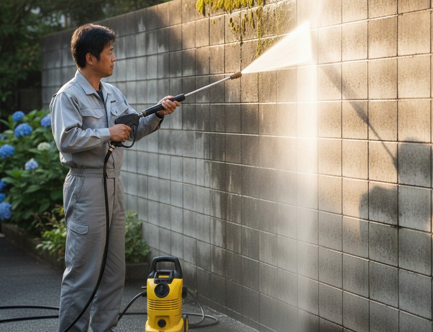 DIYの成否を分ける高圧洗浄と乾燥