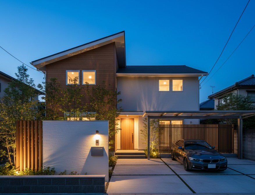 「セミクローズ」外構への変更と費用