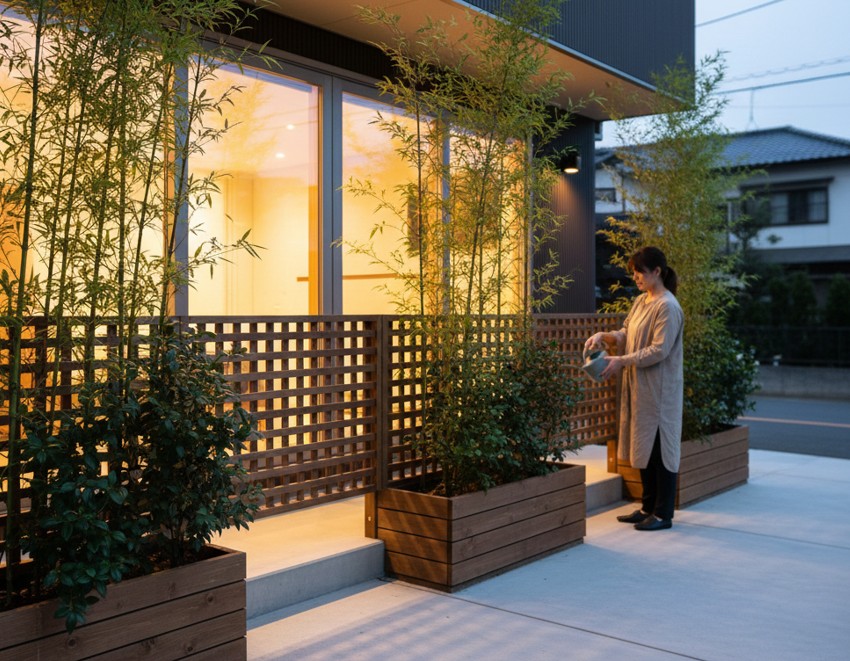 「植栽」やプランターでの目隠し効果