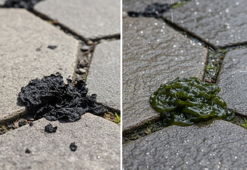 イシクラゲというワカメ状の生物