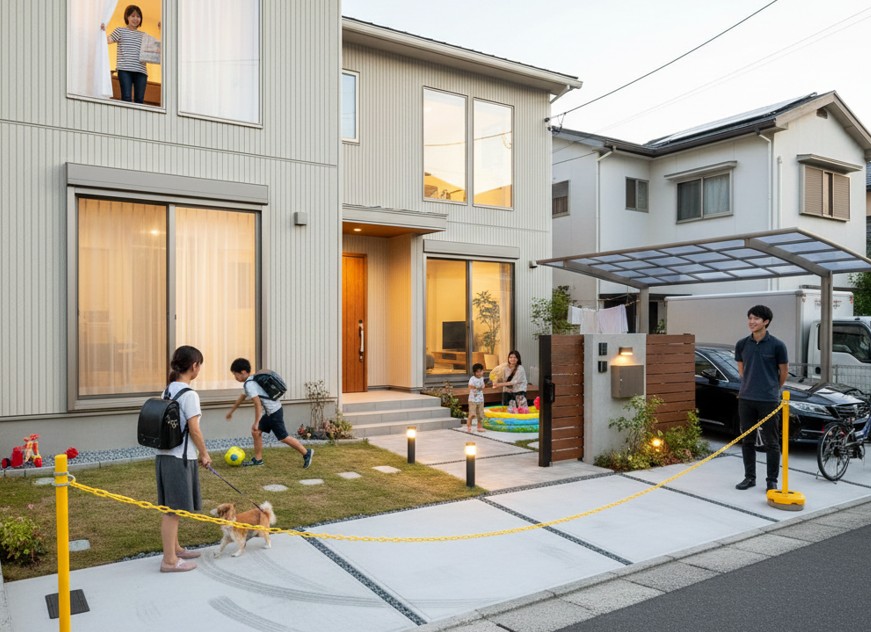 オープン外構を選んで後悔するポイント