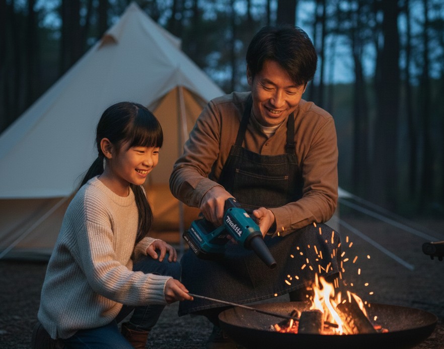 キャンプの火起こしや空気入れとしての実力