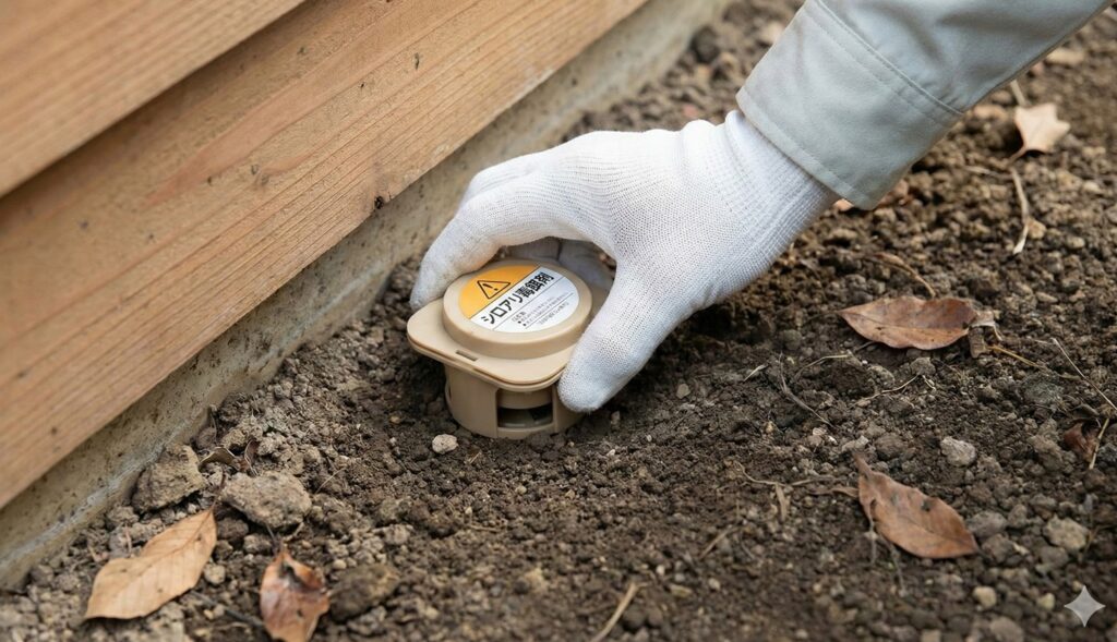 安全な駆除にはベイト剤が効果的