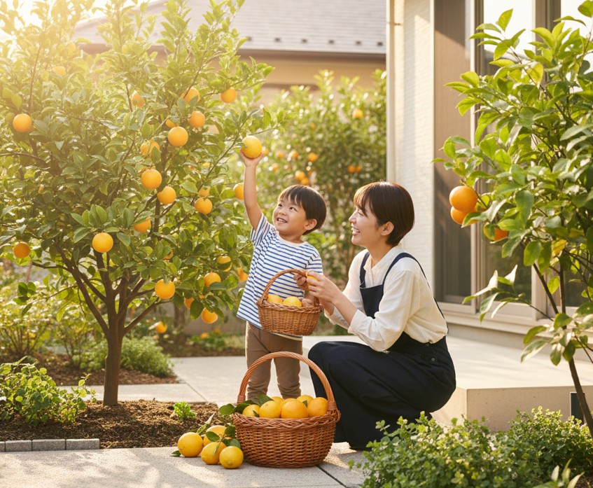 庭木で人気のレモンやみかんの運気