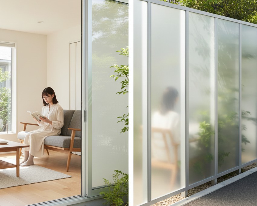 採光パネル（ポリカーボネート）の採用