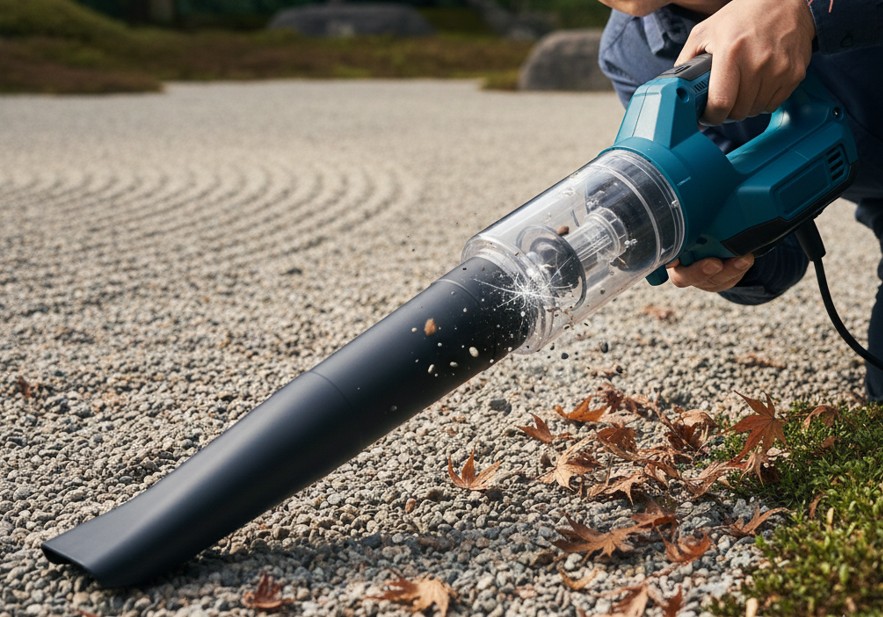 石を吸い込むリスクを防ぐバキュームの注意点