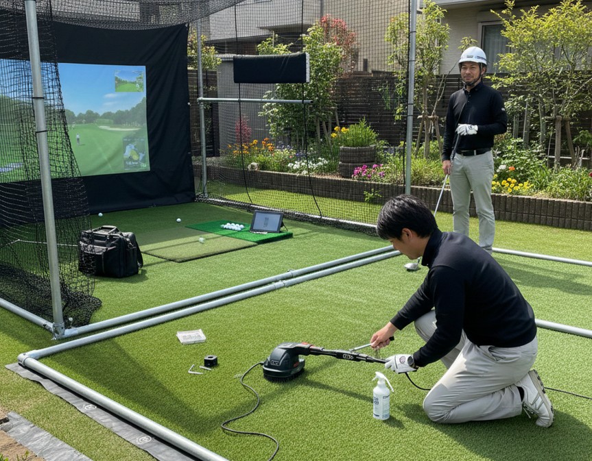 自宅の庭にゴルフ練習場を実現！計画から設備、管理までの完全ガイド