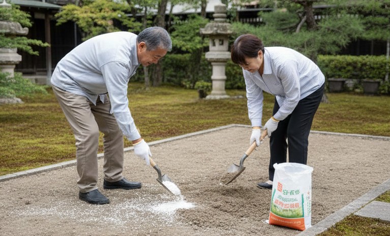 苦土石灰で酸性を中和する方法