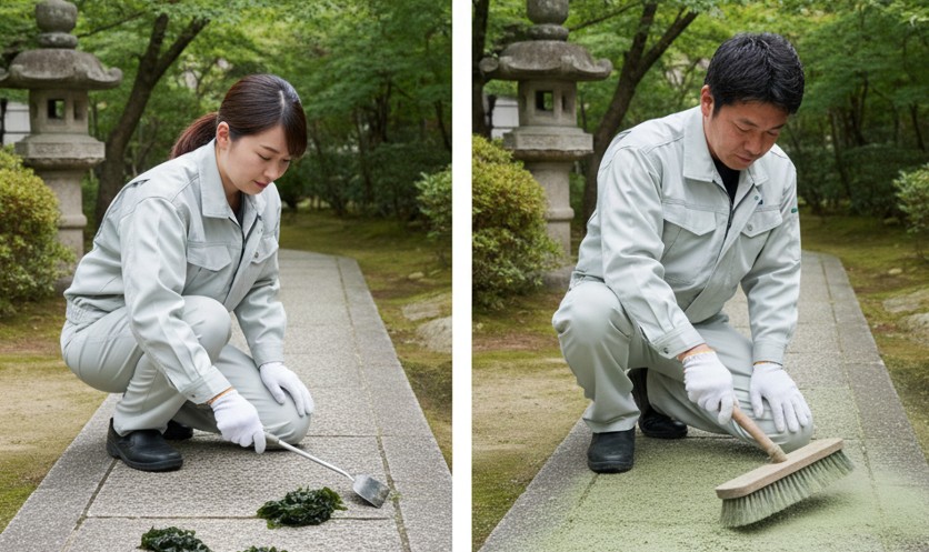 表面を削り取る除去作業のコツ