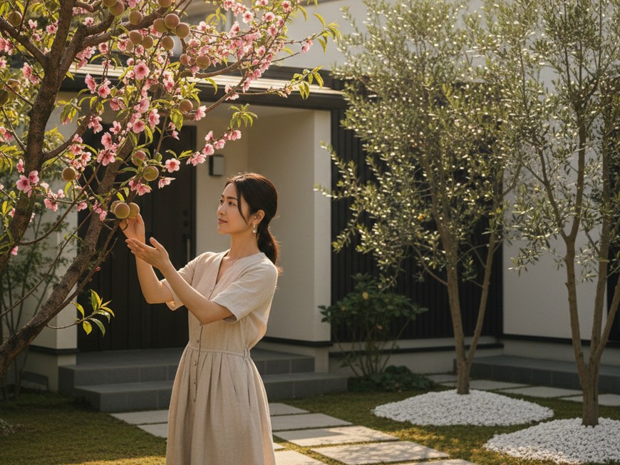 邪気を払う桃やオリーブの風水効果