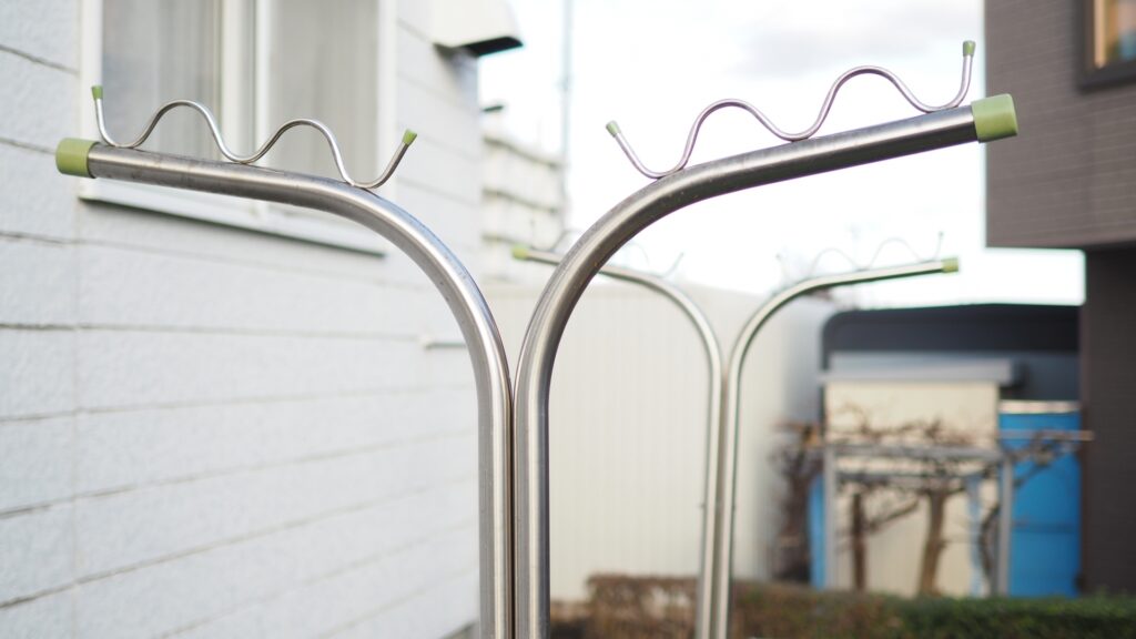 おしゃれな屋外用の物干し台：選び方