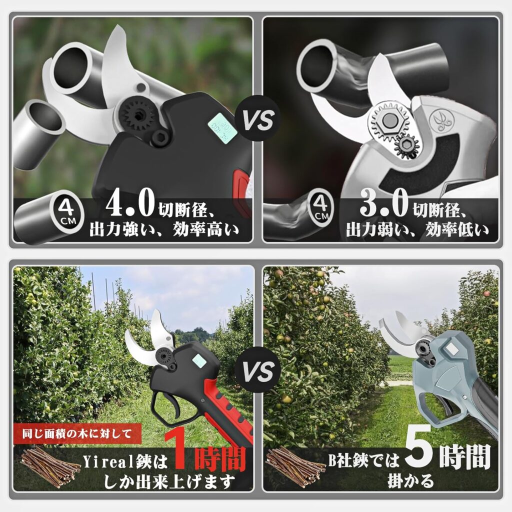 yireal電動剪定バサミ
