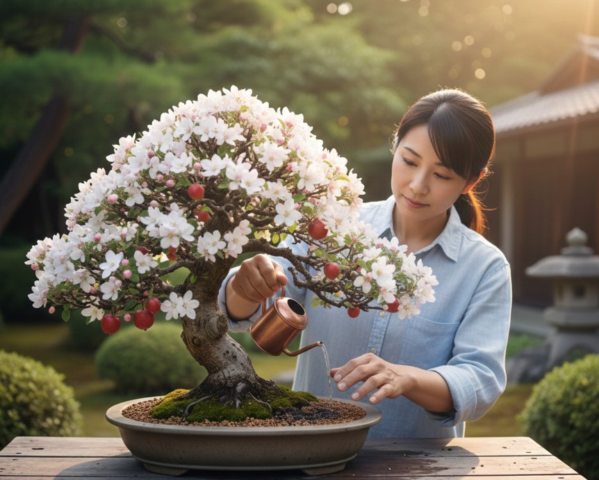 初心者必見！りんごの盆栽の育て方│花と実を楽しむコツを徹底解説