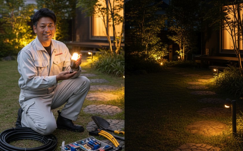 ガーデンライトの配線と埋設の方法は？DIYで失敗しない完全ガイド