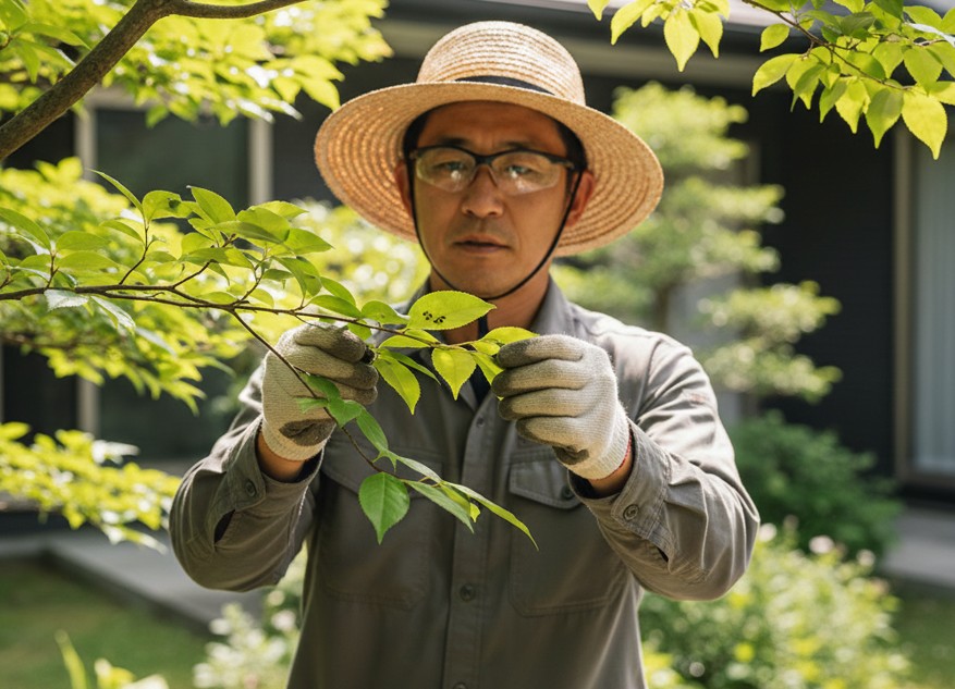 毛虫や害虫のリスク