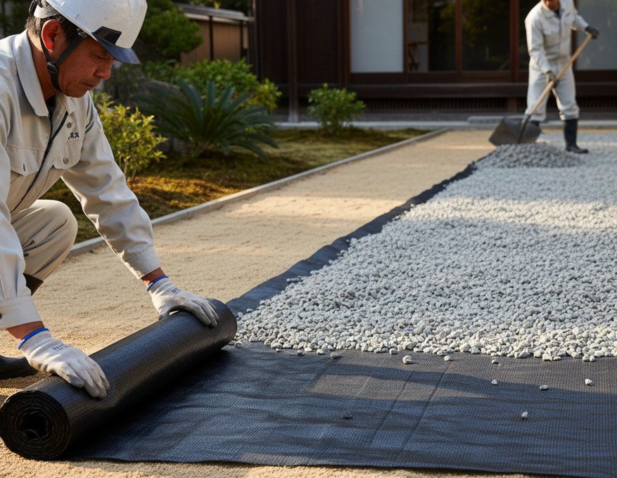 プロも推奨！防草シートの活用