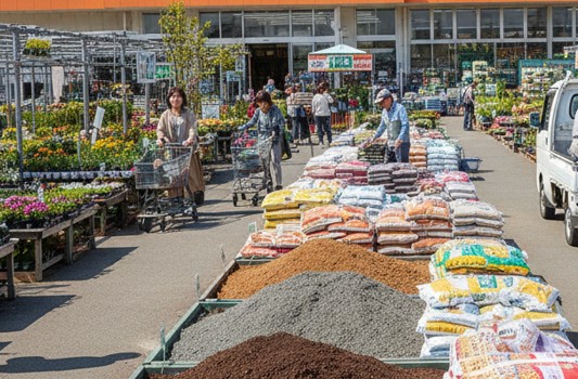 ホームセンターのコメリなどで庭に敷く土を選ぶコツ