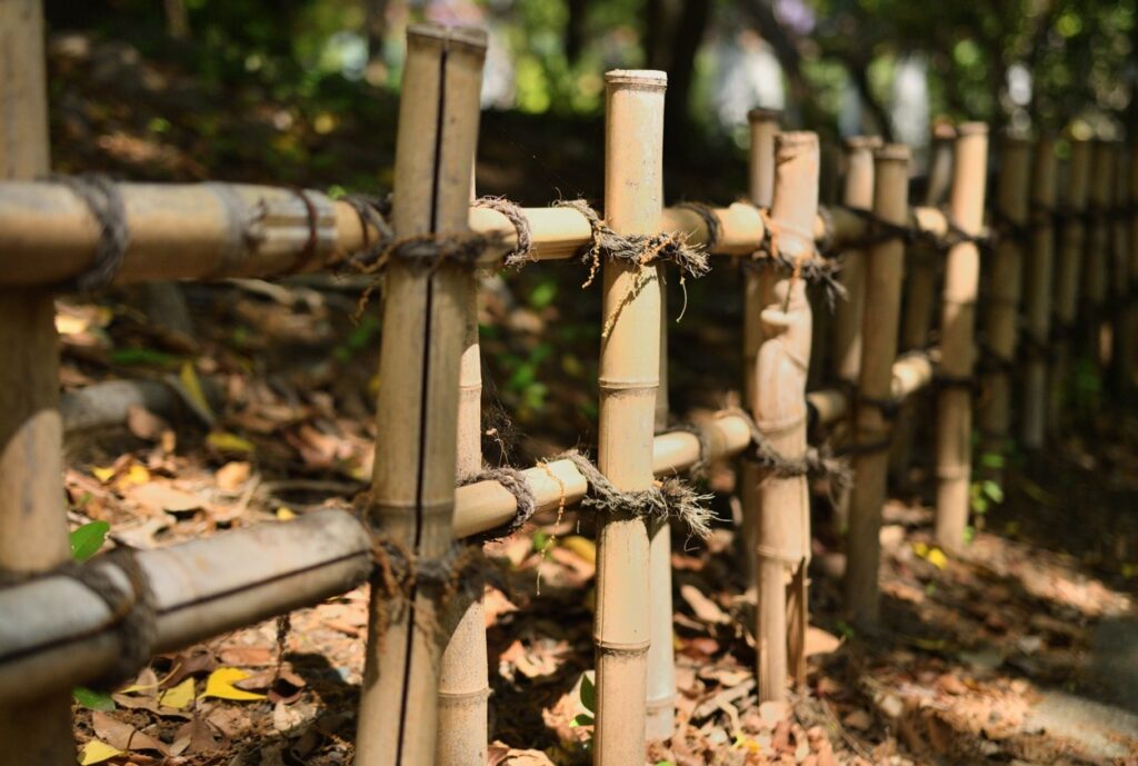 竹の花壇をDIYで作る魅力1