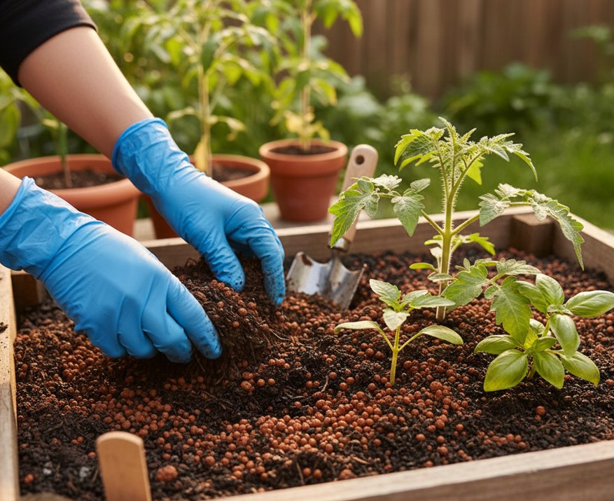 園芸・家庭菜園なら「黒土」と「赤玉土」のコンビ