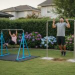 屋外でも使える折りたたみ式と据置型鉄棒の違い