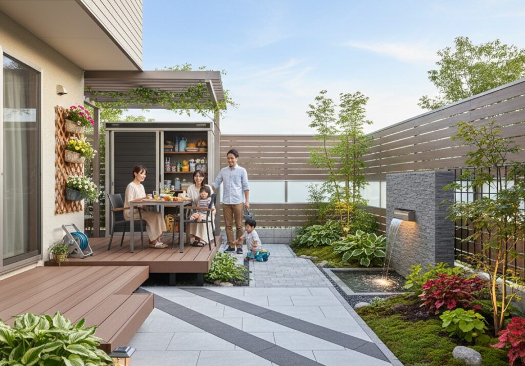 広く見せる視覚トリックで開放的な空間を作る