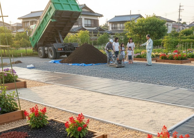 庭に土を入れて快適な場所にするために知るべき知識の総まとめ