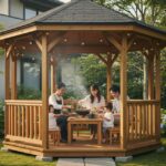 庭に東屋を作る