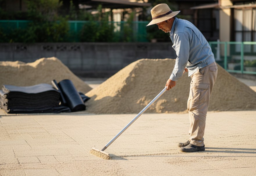 整地や下地作りなら「真砂土」