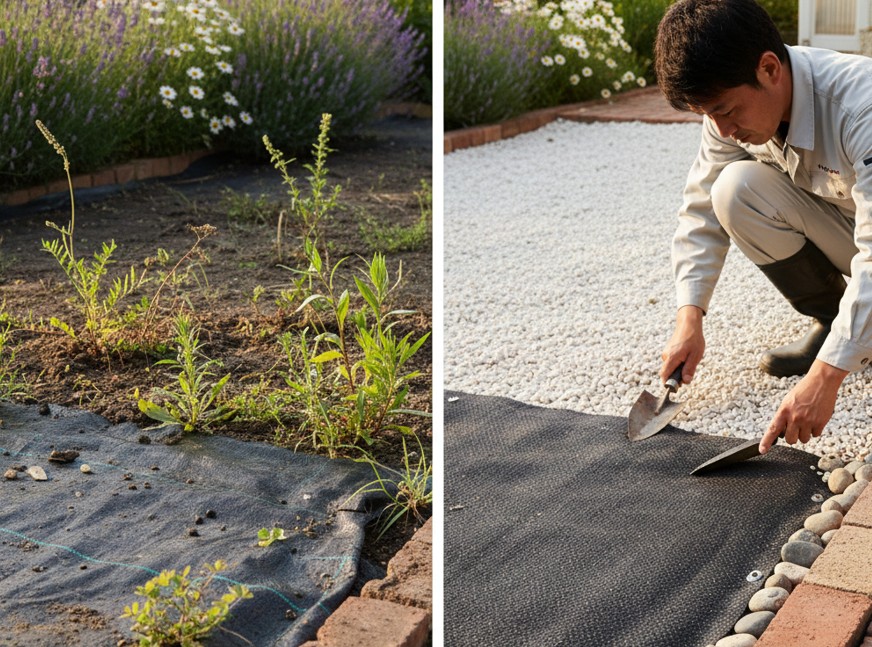 砂利敷きで多い失敗と防止策